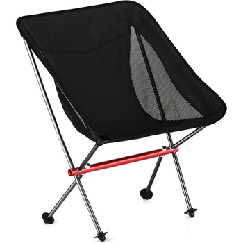 BasicNature Къмпинг стол Basic nature Travelchair Ultralight Low Rest Camping chair - Black - размер 48 x 46 x 68 cm (580-1551-0111)