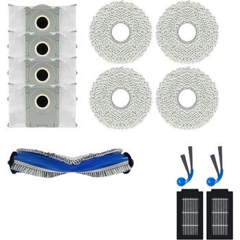 Комплект четки, филтри, мопове и торбички Mobilly за Ecovacs Deebot T30C, 13 бр (Ecovacs deebot T30C, 13 pcs)