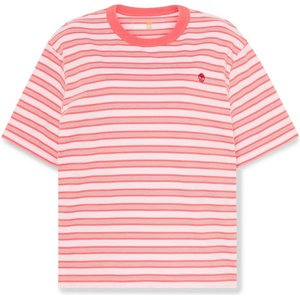 Timberland Дамска тениска Timberland Women's Stripe S/S Tee T-shirt - Mineral Red Yd (916-6722-0113)