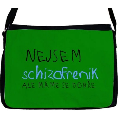 Taška přes rameno Nejsem schizofrenik