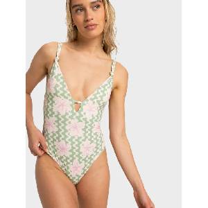 Roxy Цял бански hibiscus daze one piece