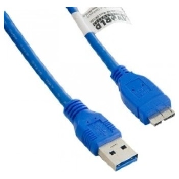 4World 08974 USB 3.0 AF- Micro BM 4m, modrý