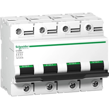 Schneider Electric SE Автоматичен прекъсвач Acti 9 C120N 4P 125A крива C 10kA 6 мод. - A9N18376 (A9N18376)