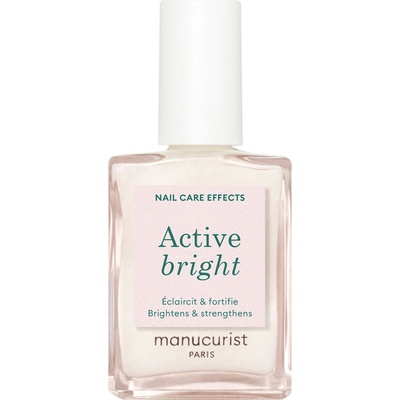 Manucurist Active™ Bright, Vyživujúci a rozjasňujúci lak na nechty, 15 ml