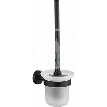 kielle Oudee WC štětka nástěnná s držákem matné sklo matná černá 40502004