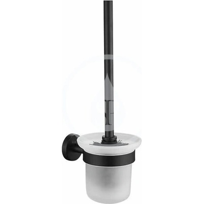 kielle Oudee WC štětka nástěnná s držákem matné sklo matná černá 40502004