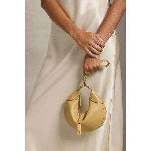 Ralph Lauren чанта тип кроасан дамски от кожа (428871248)