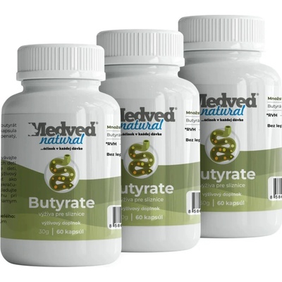 Medveď Natural Butyrate 3 x 60 kapslí