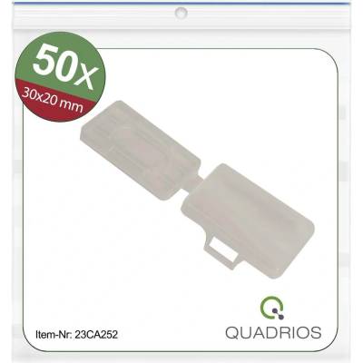 Quadrios 23CA252 23CA252 ochranný štítek Druh montáže: kabelové spony Potisknutelná plocha: 18 x 30 mm transparentní Poč