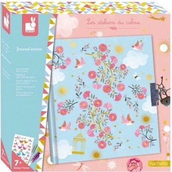 Janod - Таен персонализиран дневник със стикери и химикалки (J07828)