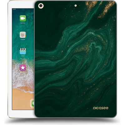 Picasee silikónový prehľadný obal pre Apple iPad 9.7 2017 5. gen Green
