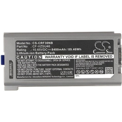 Cameron Sino Батерия за лаптоп Panasonic Toughbook CF-30, CF-31, CF-53 CF-VZSU46 10, 65V 8400mAh CAMERON SINO (CS-CRF30NB)