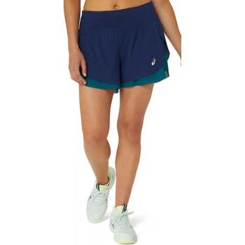 Asics Nagino Tennis 3.5 In 2-N-1 Layer Short blue expanse/rich teal