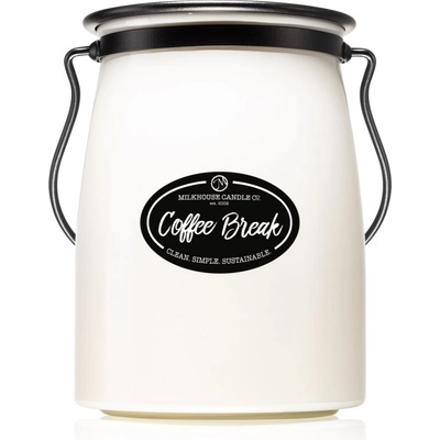 Milkhouse Candle Co. Creamery Coffee Break ароматна свещ Butter Jar 624 гр