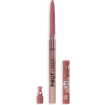 Makeup Revolution Pout Liner ceruzka na pery pre zväčšenie objemu Chauffeur Nude 0,2 g