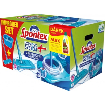 Spontex Express Systém+ s Alexom Extra lesk 2 v 1 750 ml
