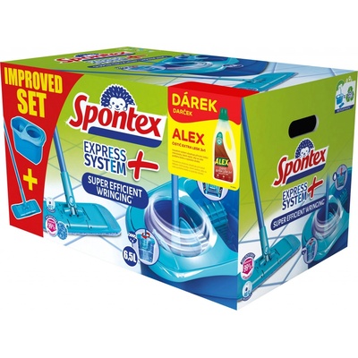 Spontex Express Systém+ s Alexom Extra lesk 2 v 1 750 ml