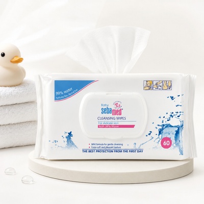 SEBAMED Baby vlhčené ubrousky s 99 % vody 60 ks