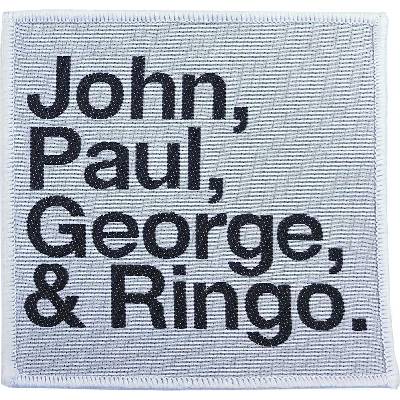 John, Paul, George, Ringo Black on White Кръпка за пришиване (<![CDATA[BEP24W]]>)