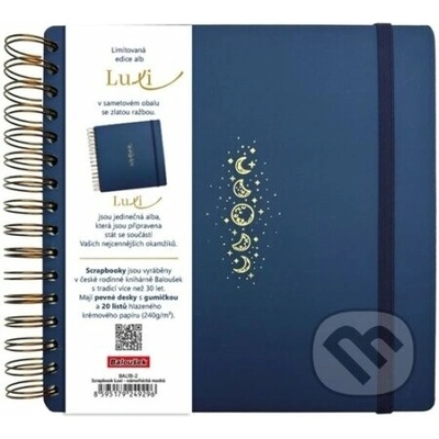 Scrapbook Luxi - 210x210 - lamino - námořnická modrá