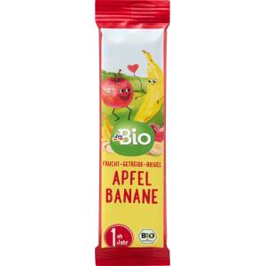 dmBio Био плодов бар ябълка и банан, 1+г, 25 g (1491795)