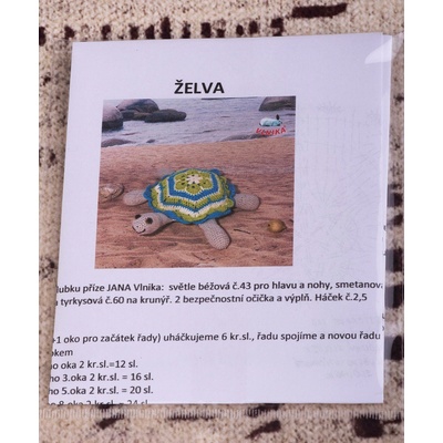Návod na háčkovanou ŽELVU