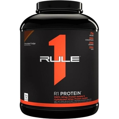 Rule 1 R1 Protein | 100% Whey Isolate & Whey Hydrolysate [ 2196-2280 грама] Шоколадов фъдж