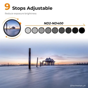 K&F Concept 86 mm Variable ND Filter ND2-ND400 NANO-X Pro 28 Layer coatings (3200175)