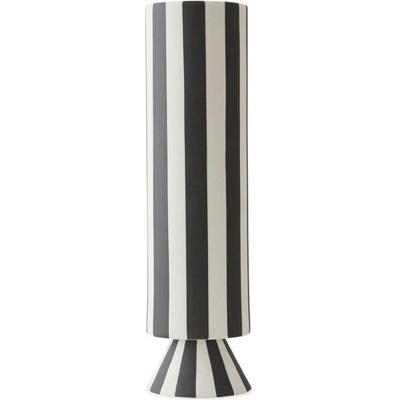 OYOY Toppu Ваза, 31 см, черно-бяла (1101043-101)