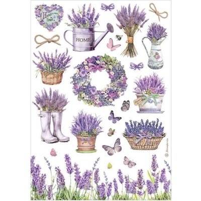 Stamperia Rýžový papír Levandule z Provence – Zboží Dáma