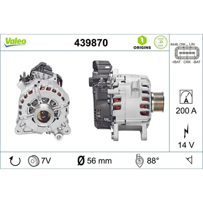 Generátor zapaľovania VALEO 439870