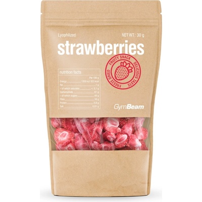 GymBeam Lyofilizované jahody 30 g