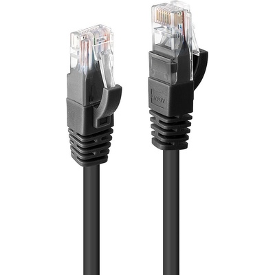 Lindy Пач кабел LINDY 48085, U/UTP, Cat. 6, 30m, черен (48085)