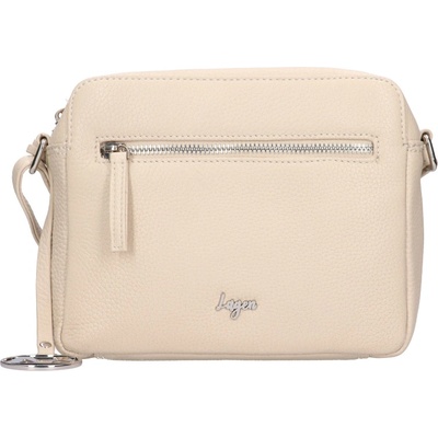 Lagen dámská kožená crossbody kabelka BLC-23/2627 OFF WHITE