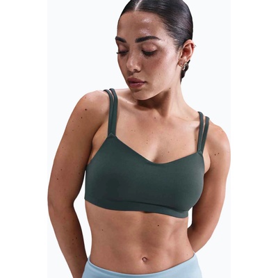 Nike Спортен сутиен Nike Zenvy Strappy Training Bra seaweed/white