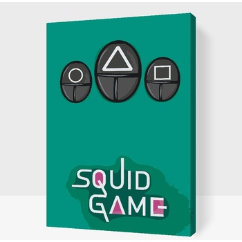 Vymalujsisam Malování podle čísel Squid game symboly 2