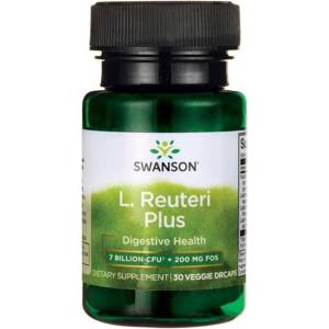 Swanson L. Reuteri Plus, 30 растителни капсули, Swanson (SWA025)