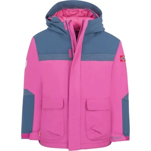 TROLLKIDS Детско зимно яке Trollkids Kid's Finnmark Jacket XT Winter jacket - Bright Berry / Mystic Blue / Light Magenta - размер 152 (EU) (703-6159-0118)