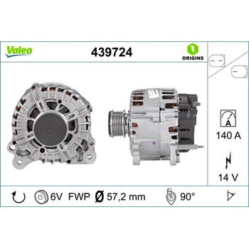 Alternátor VALEO 439724
