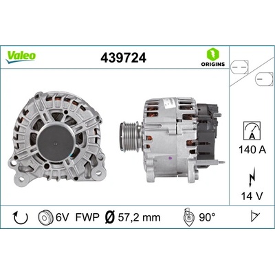 Alternátor VALEO 439724