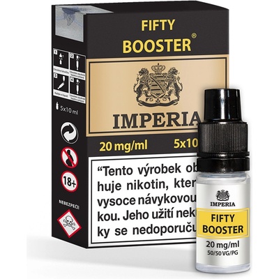 IMPERIA Fifty Booster 20mg - 5x10ml (VG50/PG50) – Zboží Mobilmania