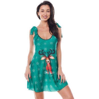 Anais Секси нощница Koszulka-Aster-Green-GreenV-62906-Green - Черен, размер L/XL