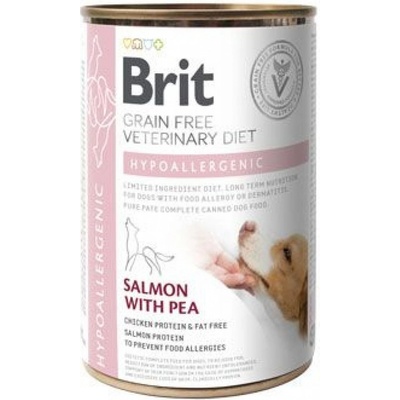 Brit Veterinary Diet Dog Grain Free Hypoallergenic Salmon & Pea 400 g