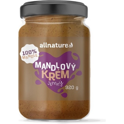 ALLNATURE Mandľový krém 920 g
