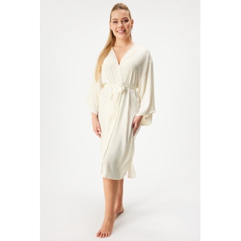 Esotiq Сватбен сатенен халат Rhone дълъг (42656_zup)