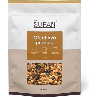 Šufan s.r.o. Granola ořechová 350 g