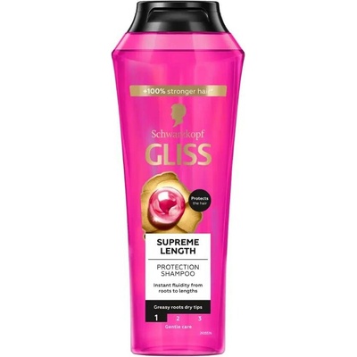 Gliss Šampon Supreme Length pro dlouhé vlasy 400 ml