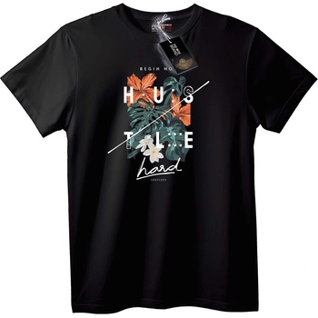 NOONEBRAND Тениска Флорален Хъстъл - XL, Black