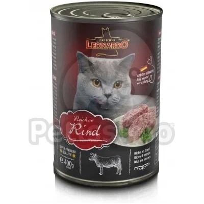 Leonardo консерва богата от телешко месо 400 г