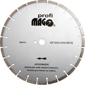 Magg Diamantový kotouč segmentový 400 x 3,6 / 10 x 25,4 mm DKSB400